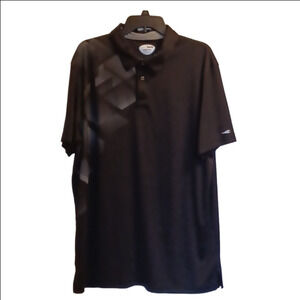 GRAND SLAM, SLIM FIT, POLO, BLACK AND GRAY. XXL.